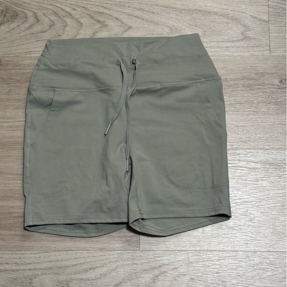 RBX Olive Green Athletic Drawstring Shorts